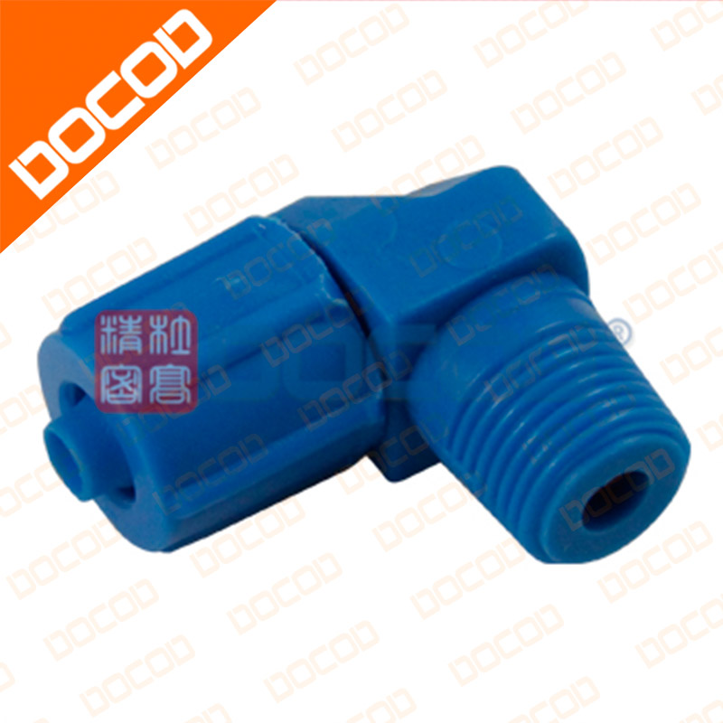 高品質(zhì) DM-PG0029 6MM直角接頭（含螺帽）兼容 多米諾